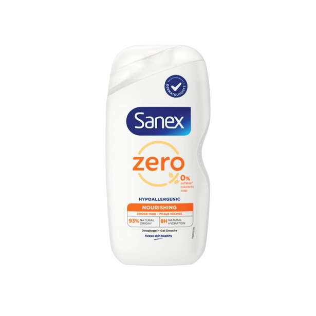 Sanex - Douche Zero% Nourishing Droge Huid (6 x 500ml)