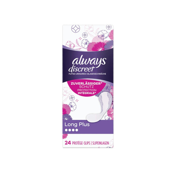 Always - Discreet Pantyliners 4 Long Plus (3 x 24 stuks)