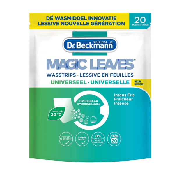 Dr. Beckmann - Wasstrips Universeel Intens Fris (20 wasbeurten)