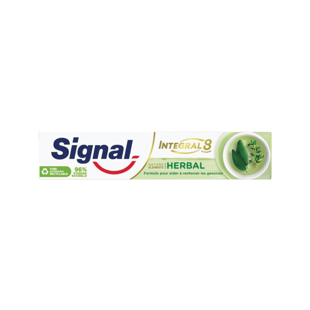 Signal - Tandpasta Integral 8 Herbal (3 x 75ml)