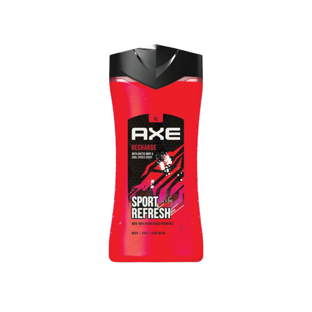 Axe - XL Shampoo & Showergel 3in1 Recharge Sport Refresh (2 x 400ml)