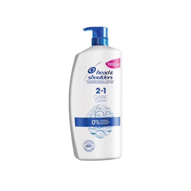 Head & Shoulders - 2in1 Classic Clean met pomp (4 x 1L)