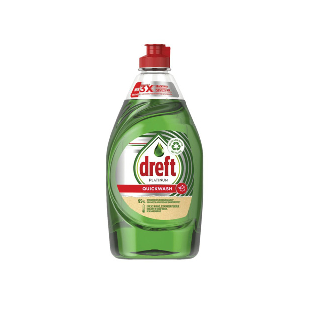 Dreft - Afwasmiddel Platinum Quick Wash Original (10 x 430ml)