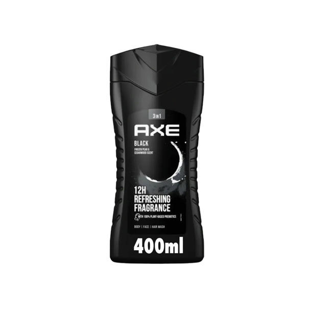 Axe - XL 3in1 Bodywash Black (4 x 400ml)