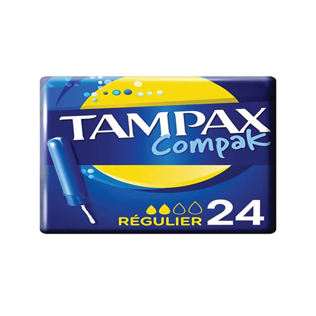 Tampax - Compak Regular Tampons (12 x 24 stuks)