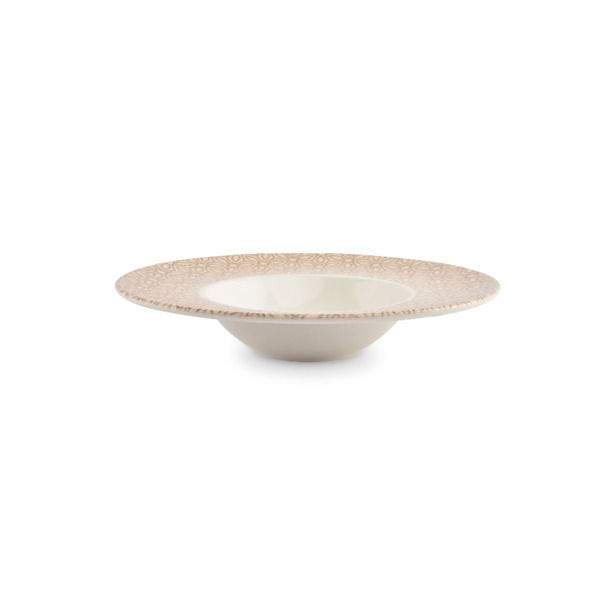 BonBistro - Diep bord 29/15,5cH6cm beige Telha (Set van 6)