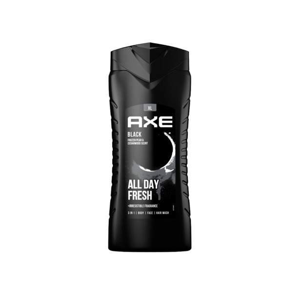 Axe - XL Shampoo & Showergel 3in1 Black (2 x 400ml)