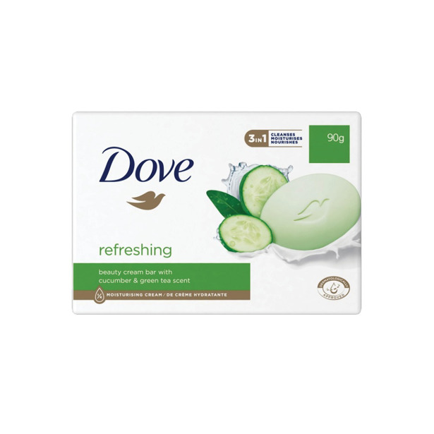 Dove - Refreshing Cucumber & Green Tea Stukzeep (4 x 90gr)