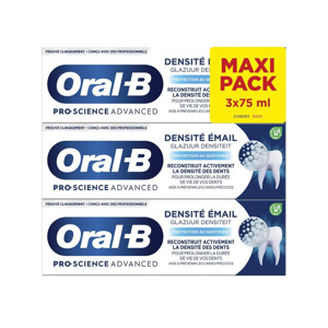 Oral-B Tandpasta Pro-Repair Glazuur Densiteit (3 x 75ml) 8700216347921