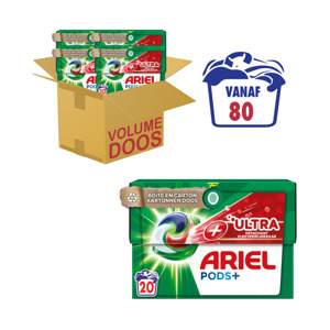 Ariel All in 1 Pods +Ultra Vlekverwijderaar (4 x 20 pods) 8001090785794