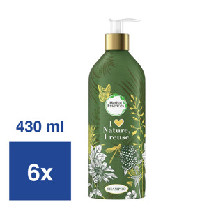 Herbal Essences Shampoo Argan Oil - I Love Nature I Reuse met pomp (6 x 430ml) 8001841990354