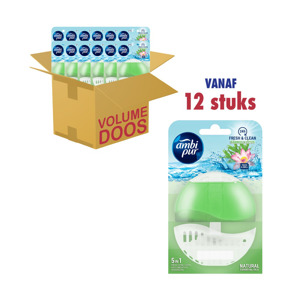 Ambi Pur Toiletblok 5in1 Bamboo & Lotus (12 x 55ml) 8435495816324