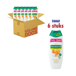 Palmolive Naturals Douche Melk & Honing (6 x 750ml) 8718951540507