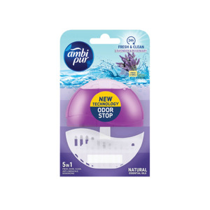 Ambi Pur Toiletblok 5in1 Lavender & Rosemary (12 x 55ml) 8435495816386