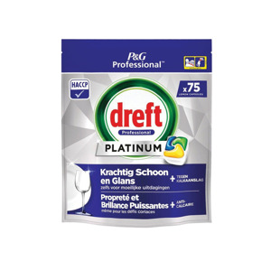 Dreft Platinum All-in-One Lemon Vaatwastabletten (3 x 75 tabs) 8006540881316