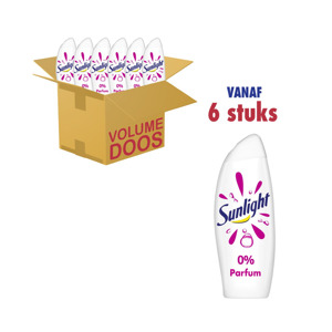 Sunlight Douche 0% Parfum voor Gevoelige Huid (6 x 500ml) 8720181063152