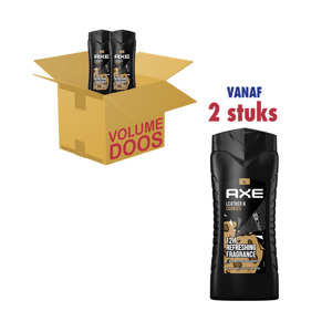 Axe XL Shampoo & Showergel 3in1 Leather & Cookies (2 x 400ml) 8710522404294