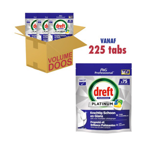 Dreft Platinum All-in-One Lemon Vaatwastabletten (3 x 75 tabs) 8006540881316