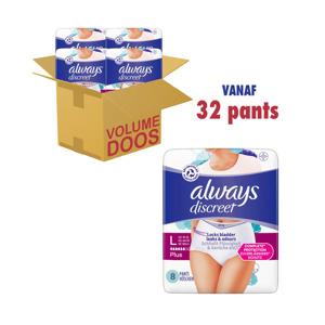 Always Discreet Pants Large Plus 6 (4 x 8 stuks) 8001090959614