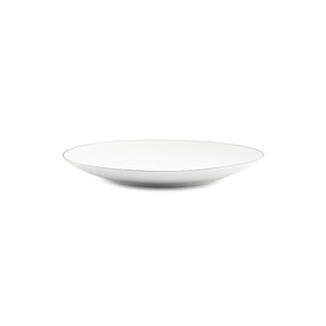 BonBistro Plat bord 26,5cm coupe green rim Basic White (Set van 6) 5410595767168