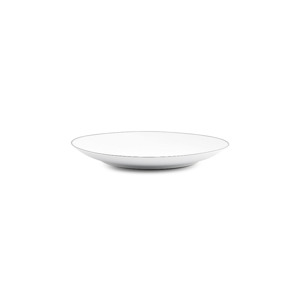 BonBistro Plat bord 26,5cm coupe black rim Basic White (Set van 6) 5410595760480