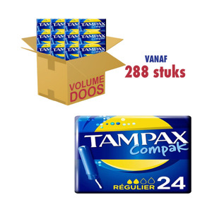 Tampax Compak Regular Tampons (12 x 24 stuks) 8006540463147