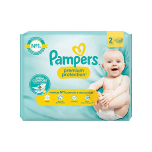 Pampers Premium Protection 2 - 4-6Kg (4 x 30 stuks) 8006540704400